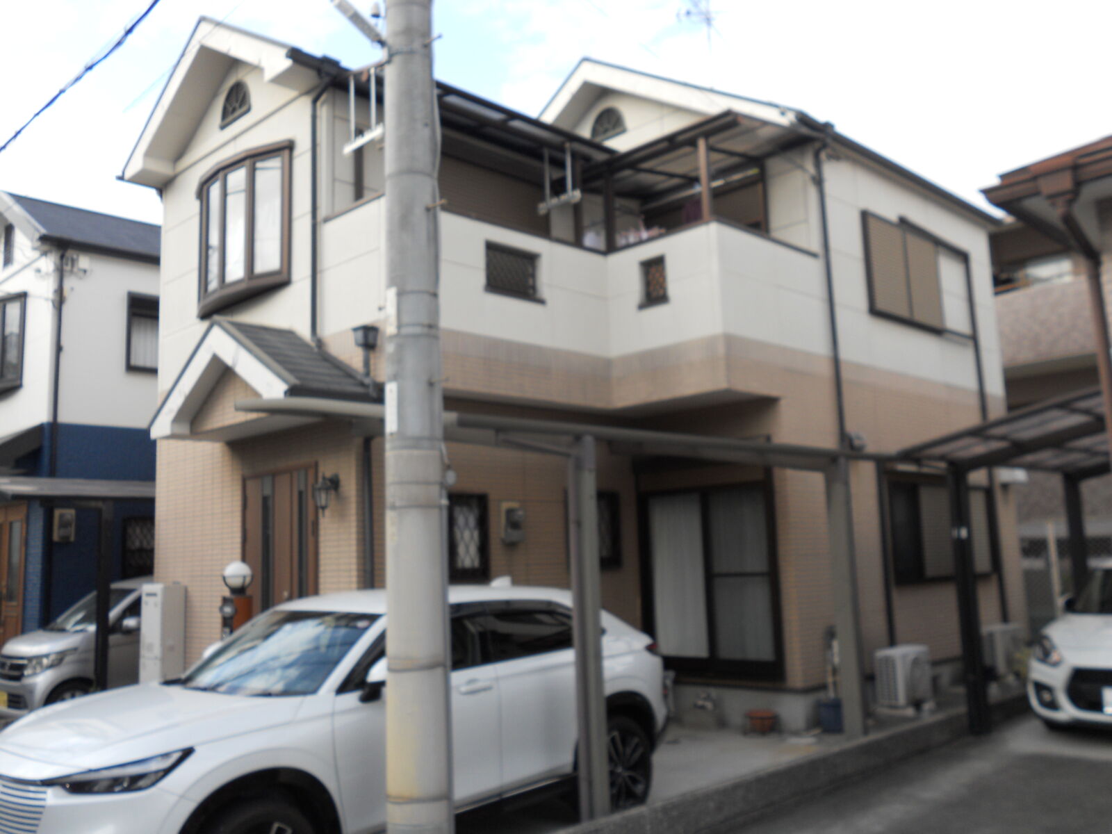 【松原市 N様邸】同じ色を使って外壁塗装をしても大丈夫✨